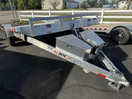 New 2026 Novae Corp 102x20 10k Extruded floor drive over fender winch plate Car Hauler
