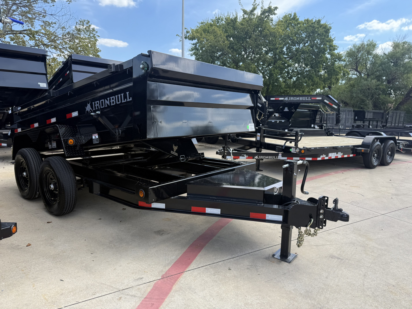 New 2026 Iron Bull DTB 6'x12' 14k Dump Trailer