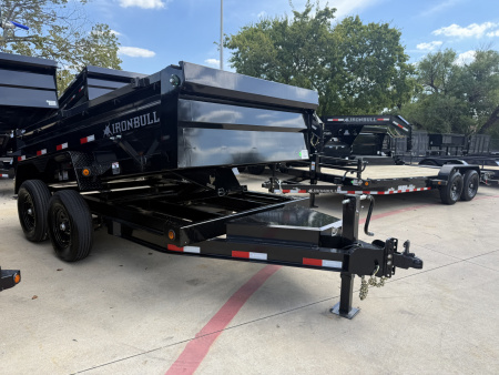 New 2026 Iron Bull DTB 6'x12' 14k Dump Trailer