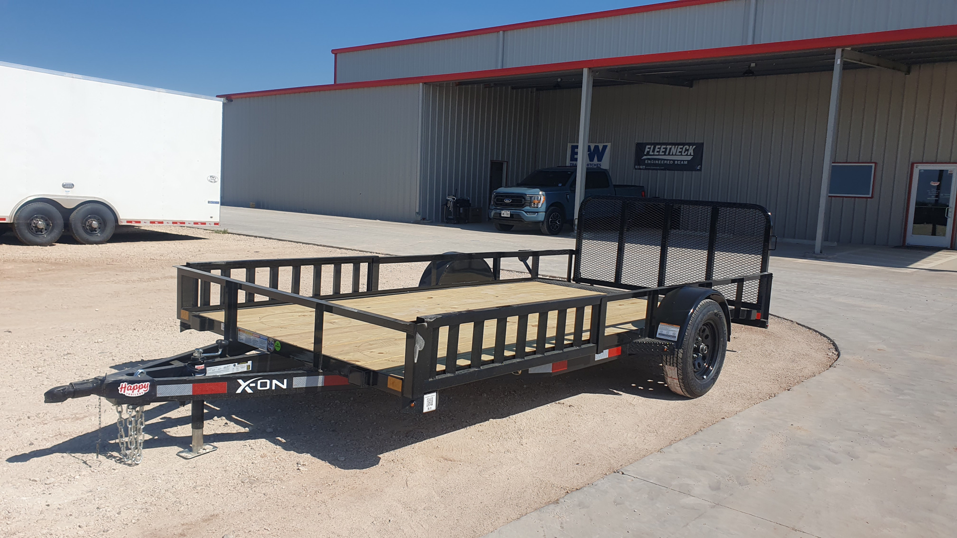 New 2026 X-On 77"x14' Single Axle Utility Trailer - U2