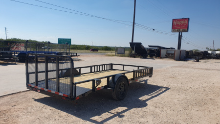 New 2026 X-On 77"x14' Single Axle Utility Trailer - U2