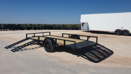 New 2026 X-On 77"x14' Single Axle Utility Trailer - U2