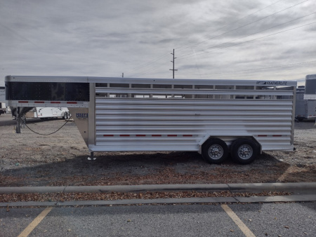 New 2026 Featherlite Trailers Model 8117 20' Stock Trailer