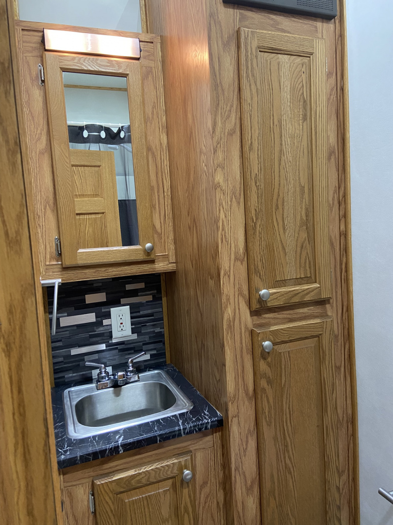Used 2014 Cargo Mate Racing Trailer with Living Quarters 53'