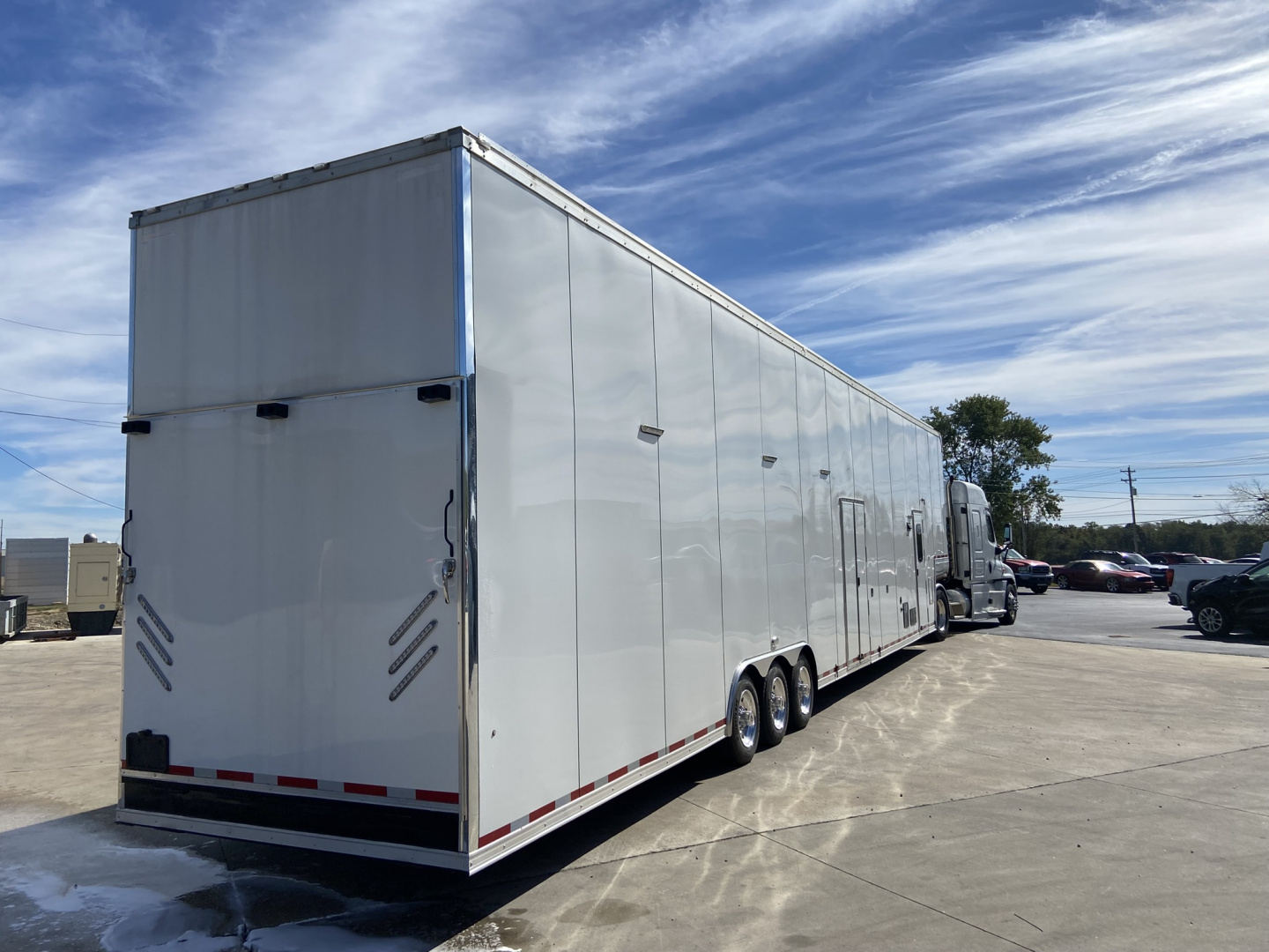 Used 2014 Cargo Mate Racing Trailer with Living Quarters 53'
