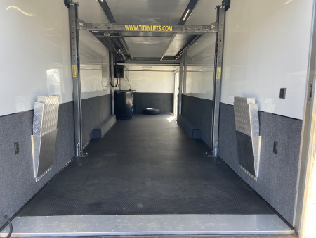 Used 2014 Cargo Mate Racing Trailer with Living Quarters 53'