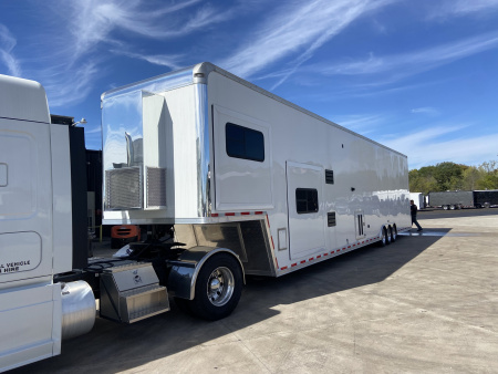 Used 2014 Cargo Mate Racing Trailer with Living Quarters 53'