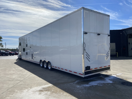 Used 2014 Cargo Mate Racing Trailer with Living Quarters 53'
