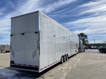 Used 2014 Cargo Mate Racing Trailer with Living Quarters 53'