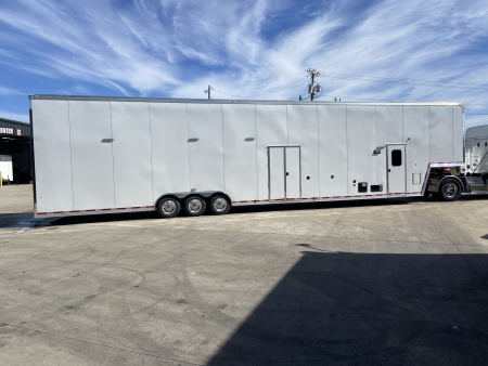 Used 2014 Cargo Mate Racing Trailer with Living Quarters 53'