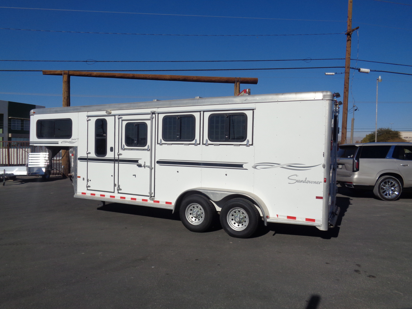 Used 2016 Sundowner Trailers * Rancher Sport 4H SL * 4-Horse Slant Load Horse Trailer