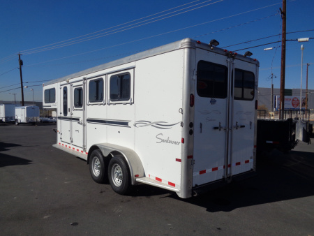 Used 2016 Sundowner Trailers * Rancher Sport 4H SL * 4-Horse Slant Load Horse Trailer