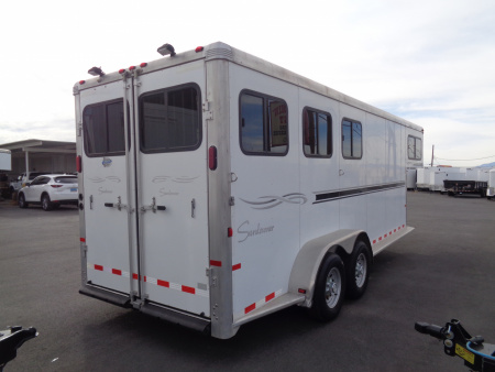Used 2016 Sundowner Trailers * Rancher Sport 4H SL * 4-Horse Slant Load Horse Trailer