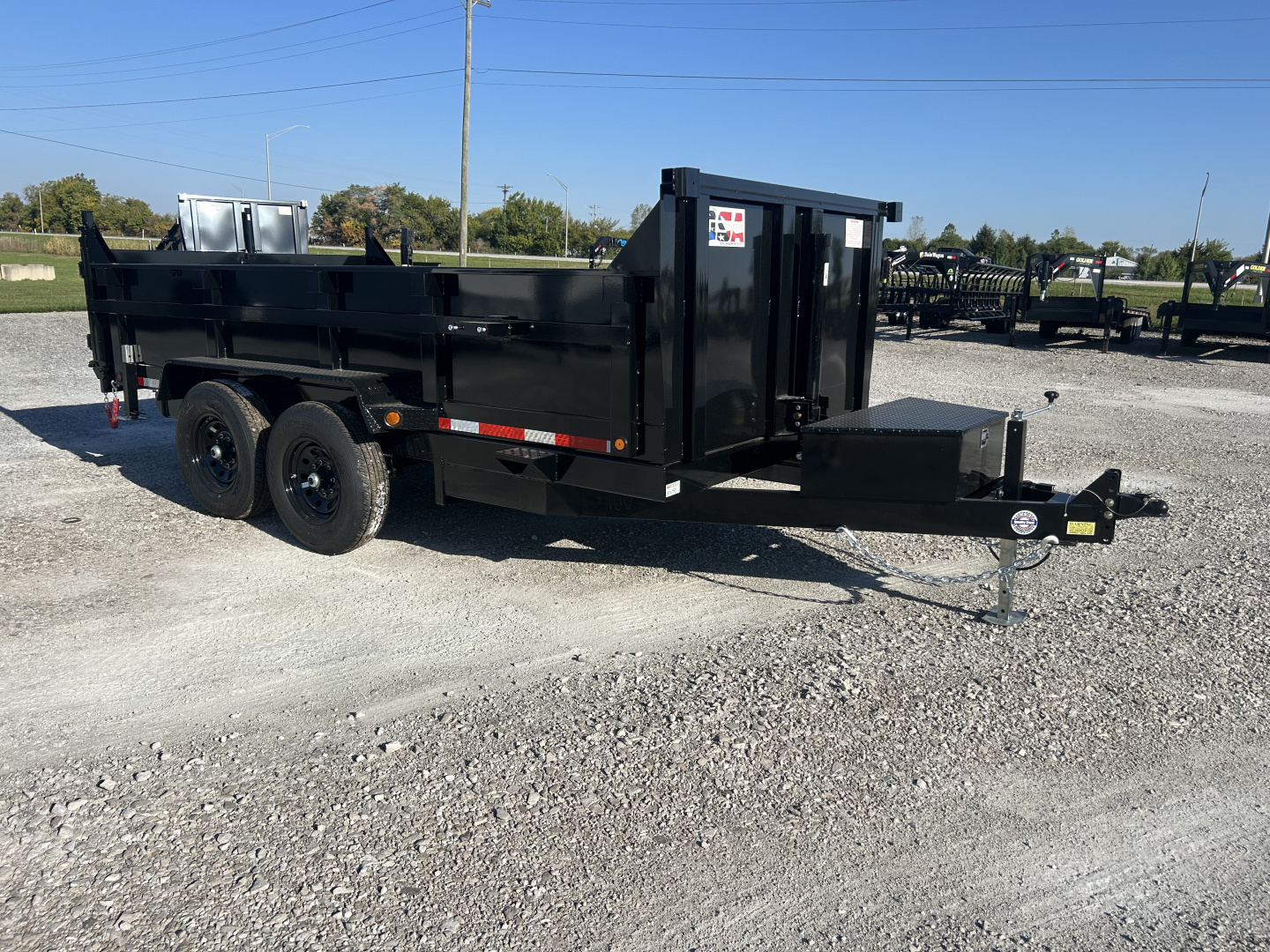 New 2026 Quality Steel and Aluminum HD 83"x14' Dump Trailer