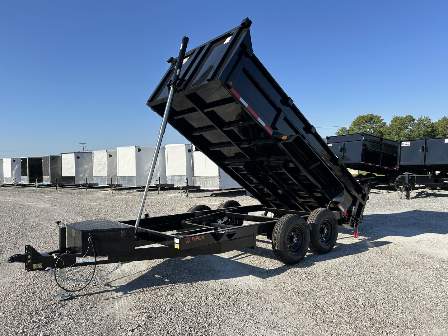 New 2026 Quality Steel and Aluminum HD 83"x14' Dump Trailer