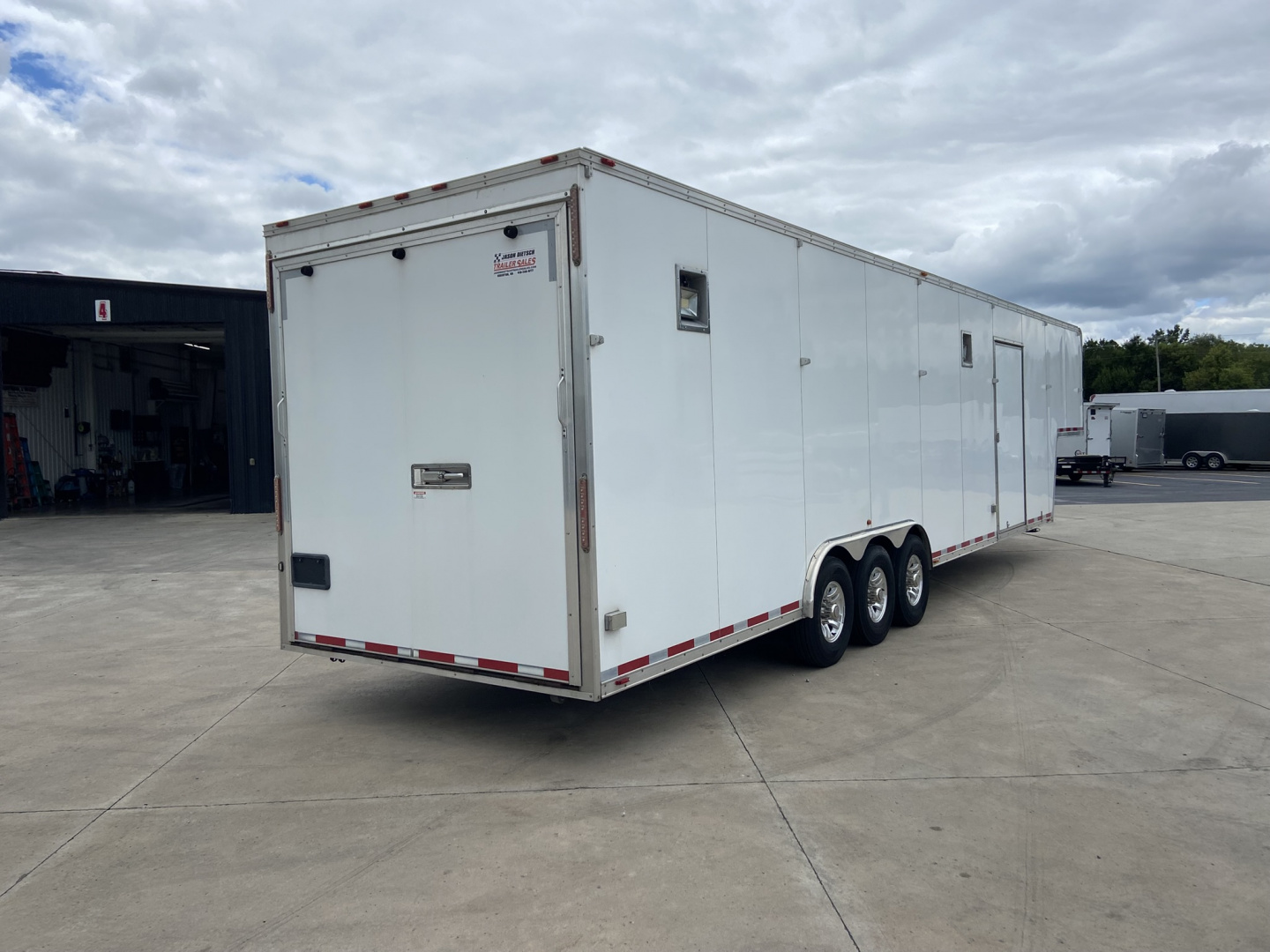 Used 2016 Vintage Racing Trailer Extra Height 40'