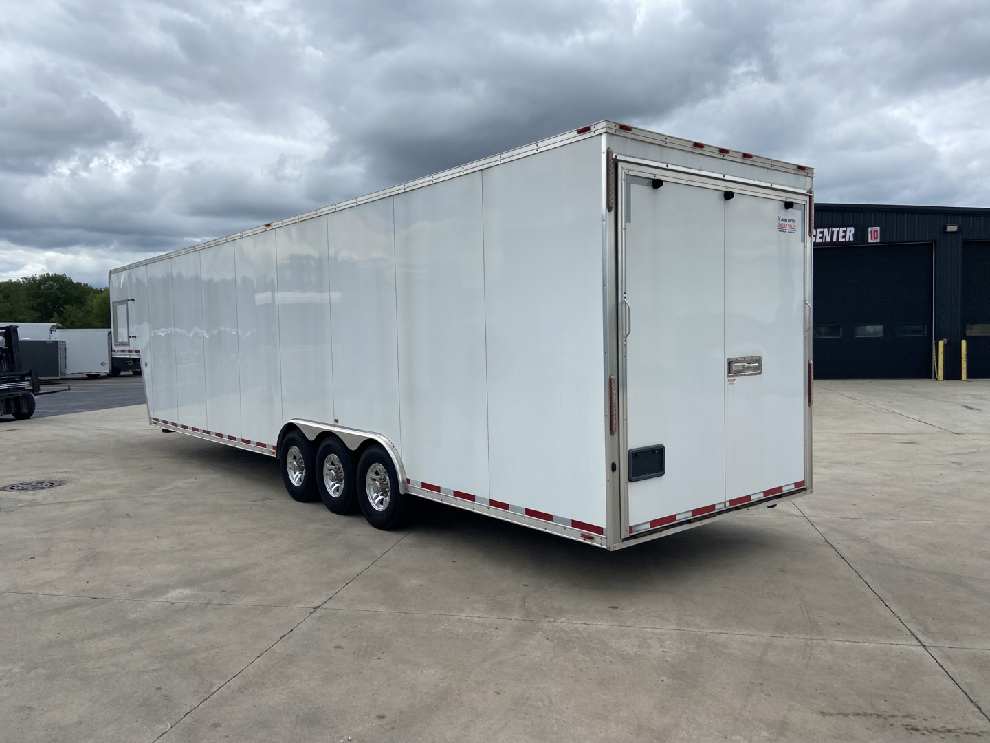 Used 2016 Vintage Racing Trailer Extra Height 40'