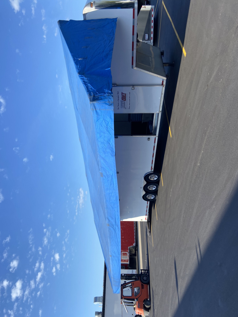 Used 2016 Vintage Racing Trailer Extra Height 40'