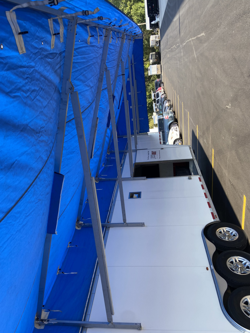 Used 2016 Vintage Racing Trailer Extra Height 40'
