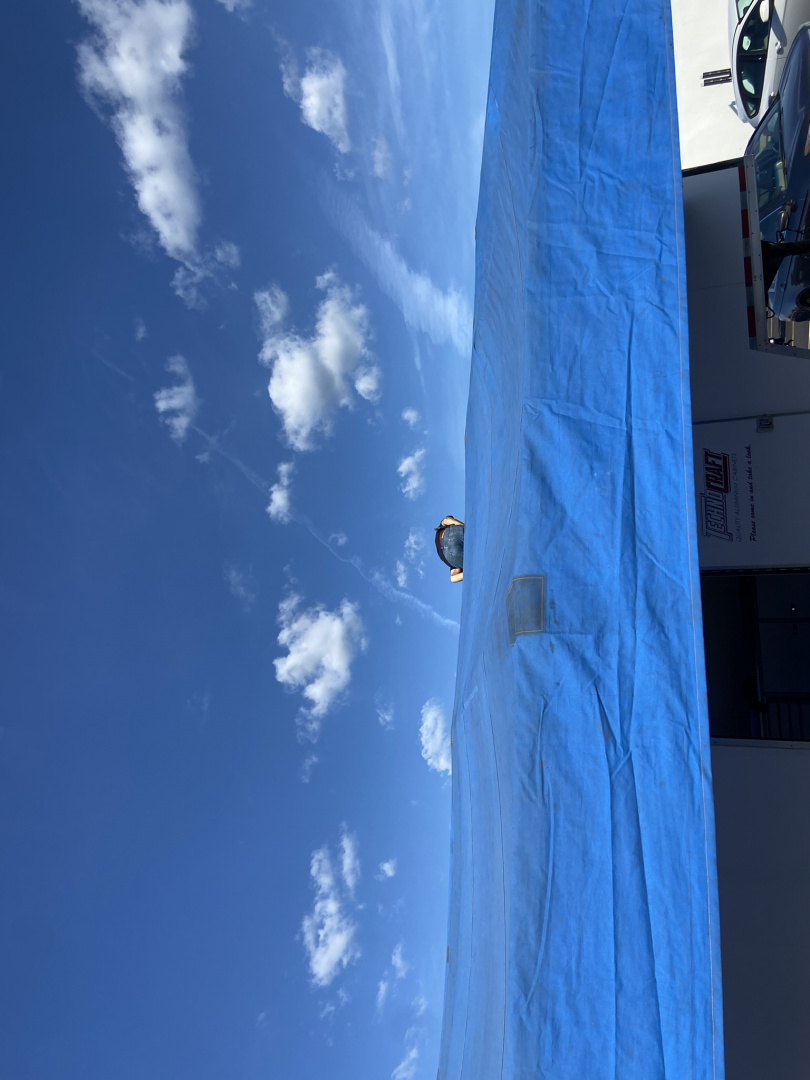 Used 2016 Vintage Racing Trailer Extra Height 40'