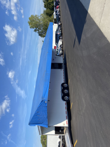 Used 2016 Vintage Racing Trailer Extra Height 40'