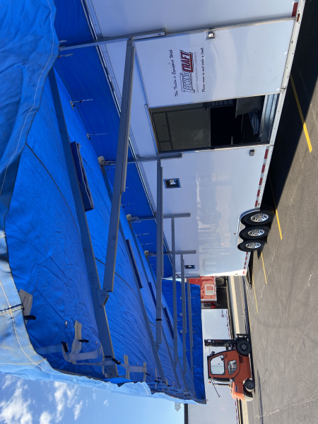 Used 2016 Vintage Racing Trailer Extra Height 40'