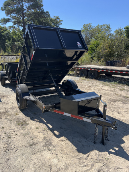 New 2026 P & T 5X8 DUMP Dump Trailer