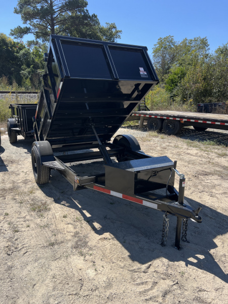 New 2026 P & T 5X8 DUMP Dump Trailer