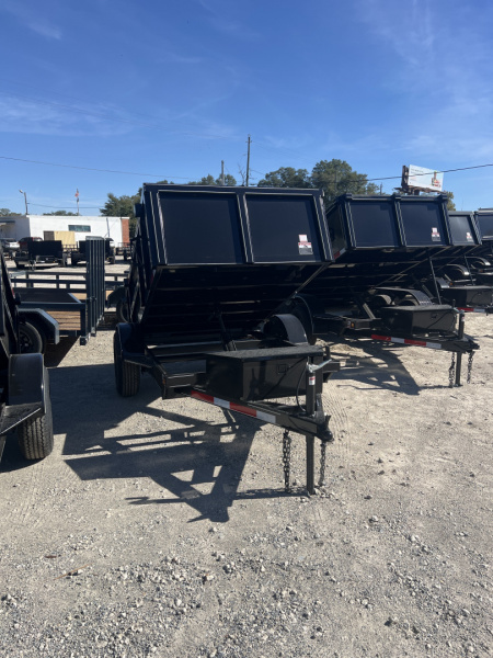 New 2026 P & T 5X8 DUMP Dump Trailer