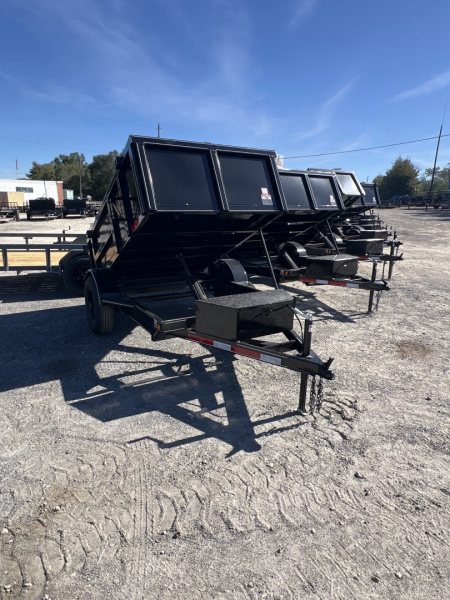 New 2026 P & T 5X8 DUMP Dump Trailer