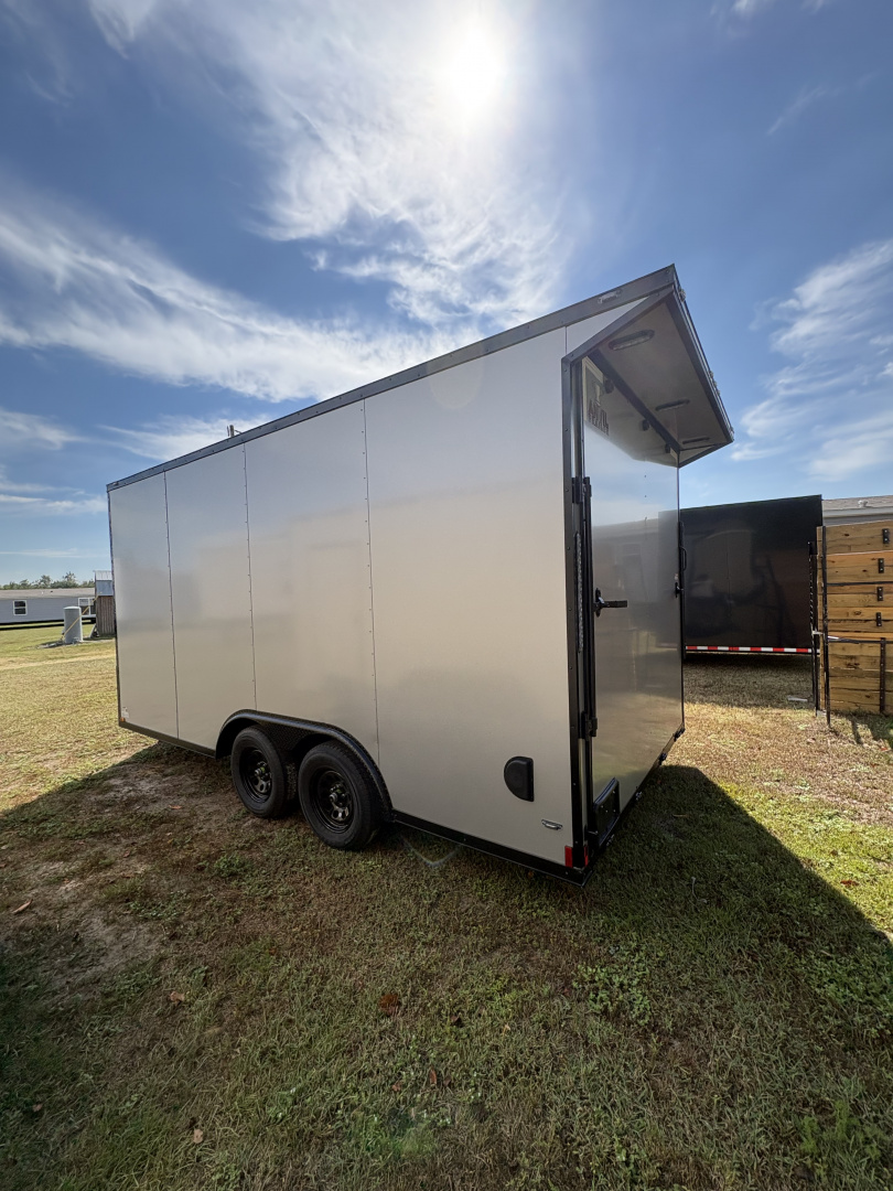 New 2026 Anvil 8.5x16TA 7'6" Slant V Nose Rear Wing Spoiler .080 PolyCor Cargo / Enclosed Trailer