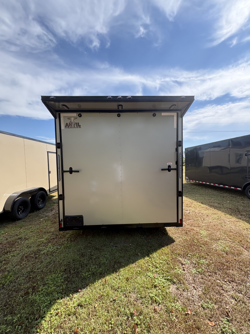 New 2026 Anvil 8.5x16TA 7'6" Slant V Nose Rear Wing Spoiler .080 PolyCor Cargo / Enclosed Trailer