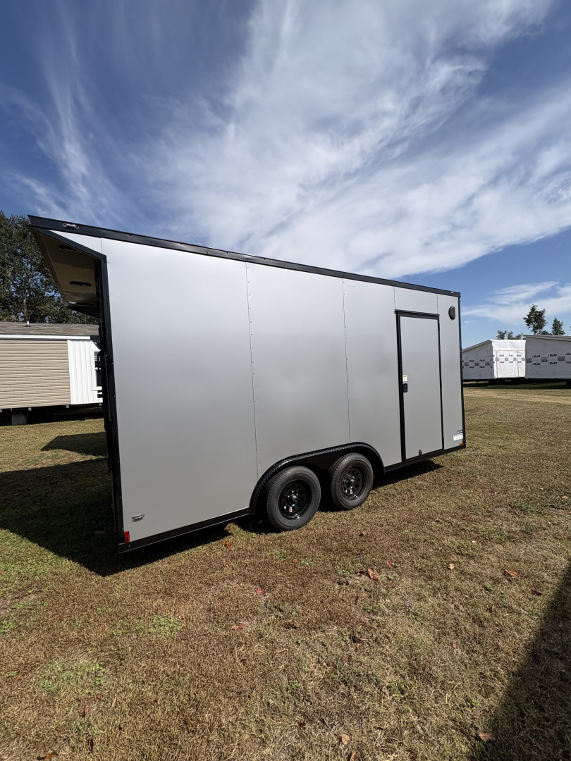 New 2026 Anvil 8.5x16TA 7'6" Slant V Nose Rear Wing Spoiler .080 PolyCor Cargo / Enclosed Trailer