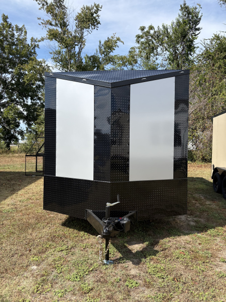 New 2026 Anvil 8.5x16TA 7'6" Slant V Nose Rear Wing Spoiler .080 PolyCor Cargo / Enclosed Trailer