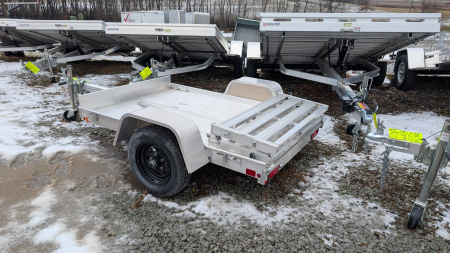 New 2026 Aluma 4x6 LW Utility Trailer w/ Bi-Fold Gate