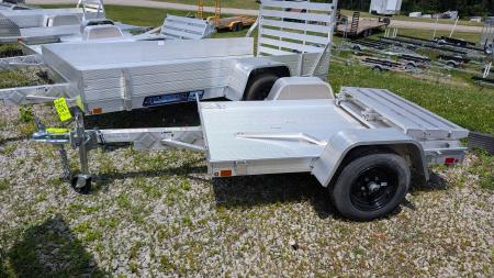 New 2026 Aluma 4x6 LW Utility Trailer w/ Bi-Fold Gate