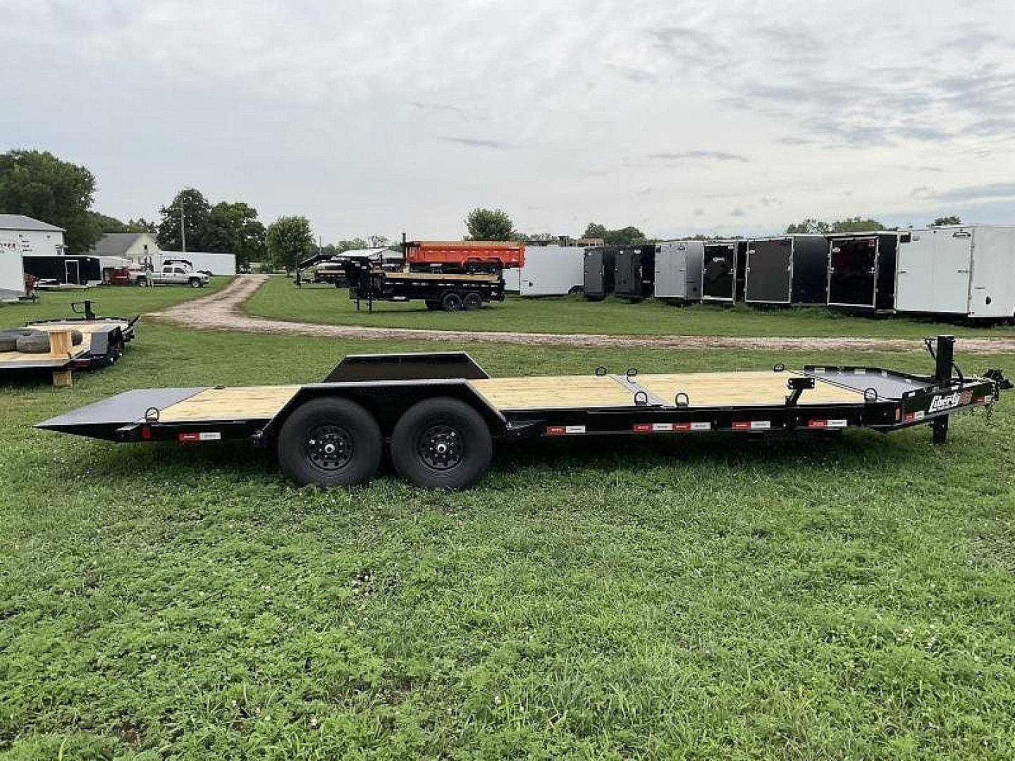 New 2026 Liberty 22' Tilt Trailer 8" I BEAM 15.4K (16' tilt +6' stationary) Tilt Trailer