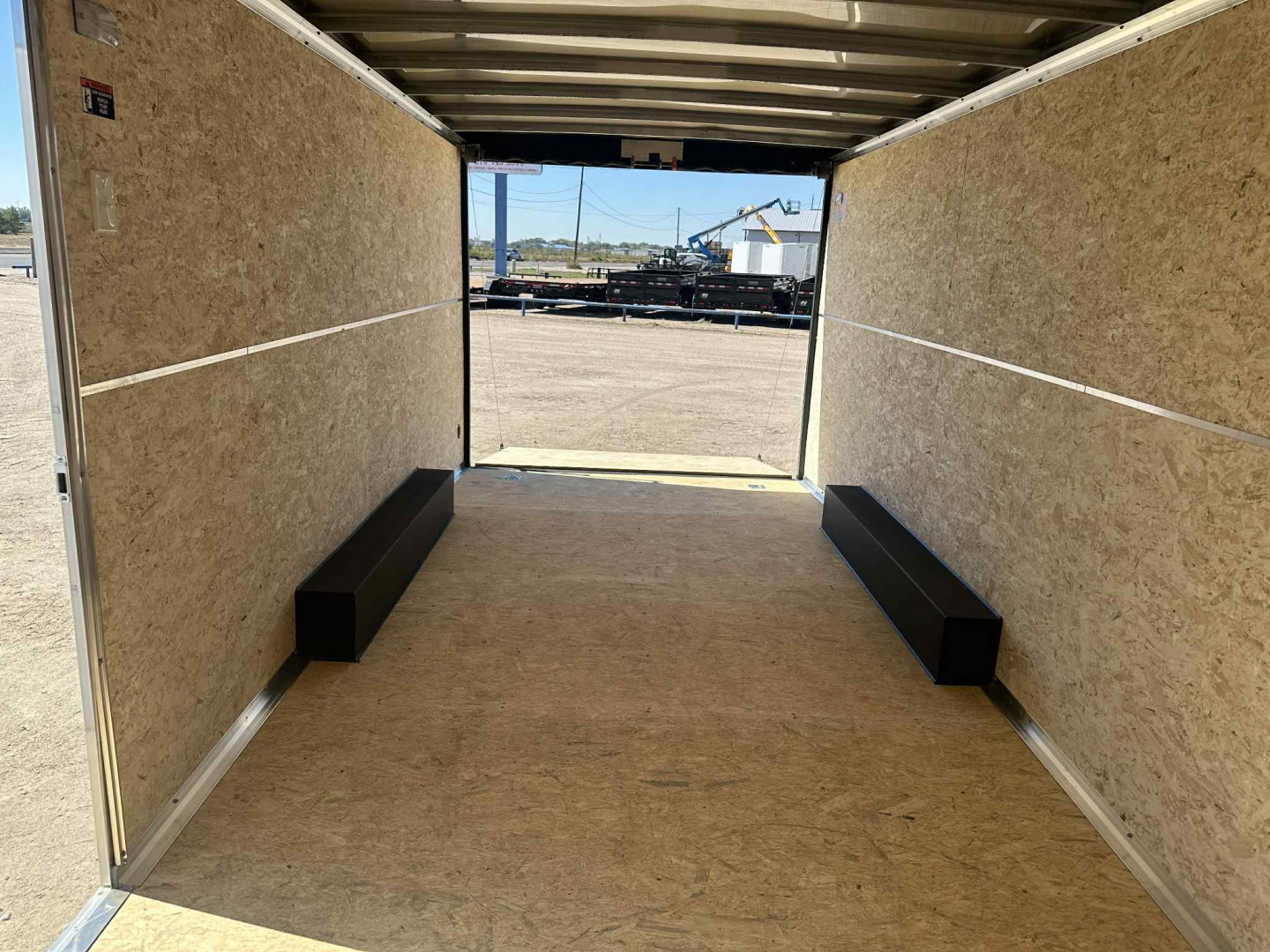 New 2026 H&H 8.5x20 Flat Top V-Nose Enclosed Cargo Trailer, White