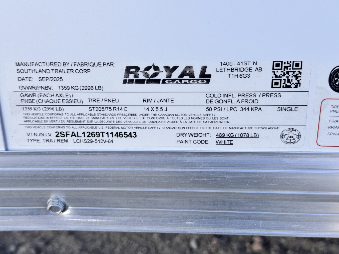 New 2026 Royal Cargo Trailers 5-10-1.5V Enclosed