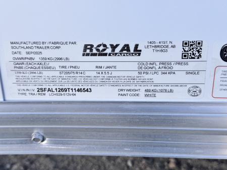 New 2026 Royal Cargo Trailers 5-10-1.5V Enclosed