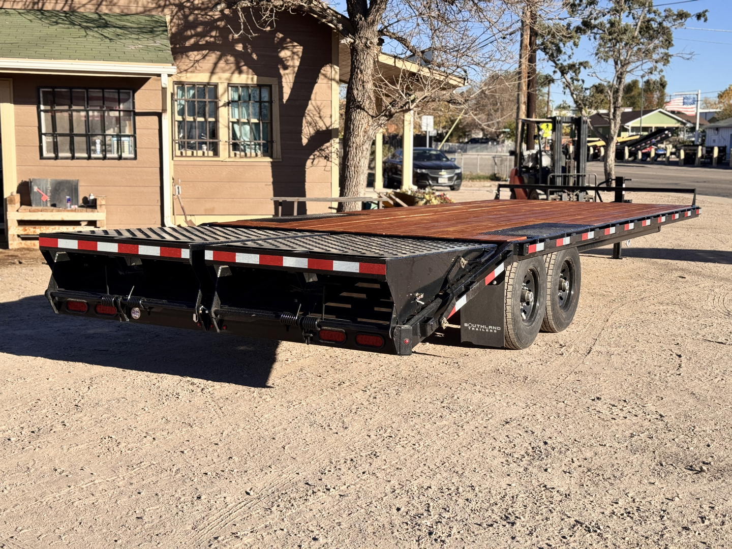 New 2026 Southland Trailers 8.5-25 Deckover Equipment Hauler W/ Max Ramps 14K GVWR