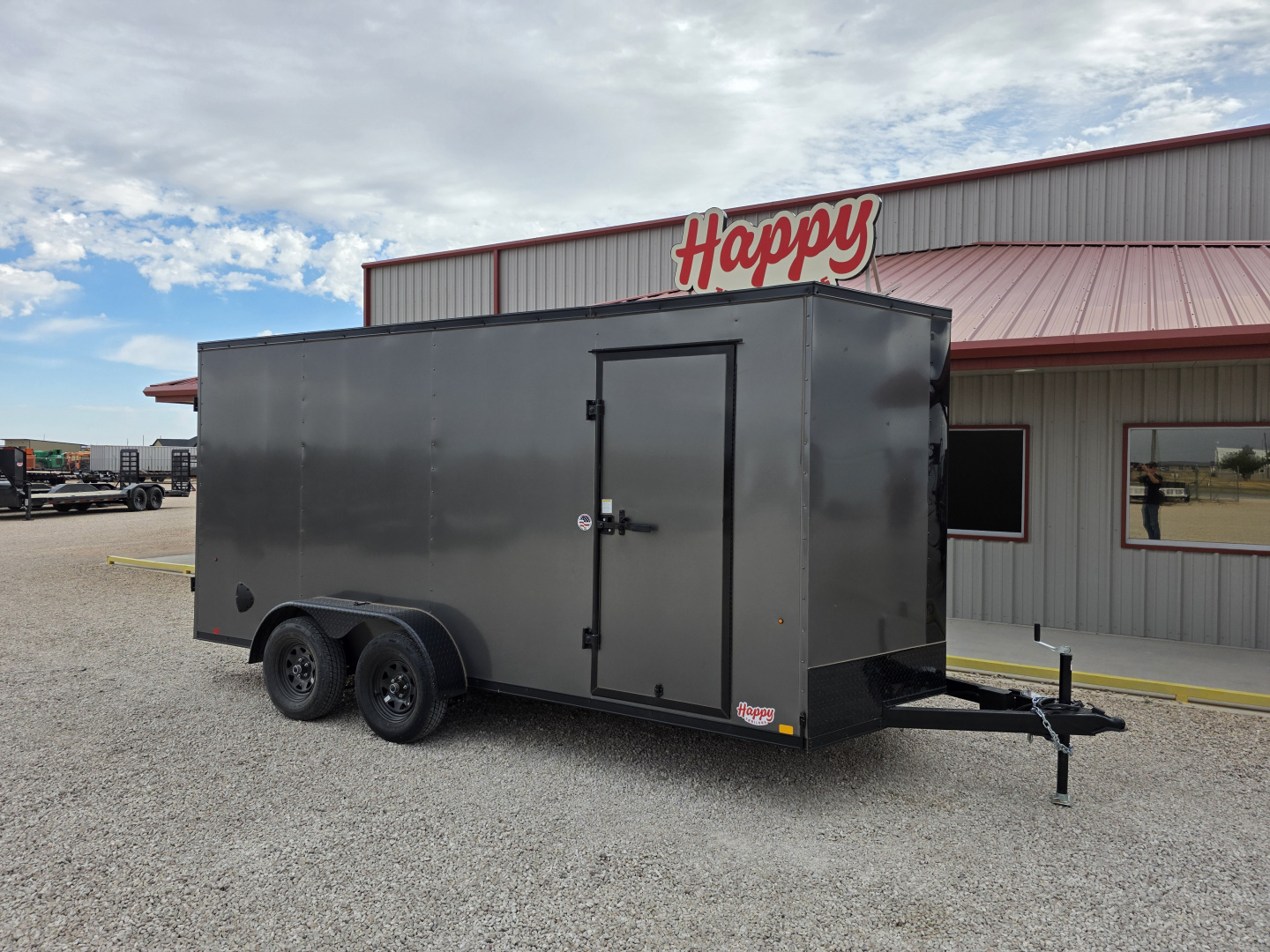 New 2026 Compass 7'x16' Enclosed Cargo Trailer - Indigo DLX