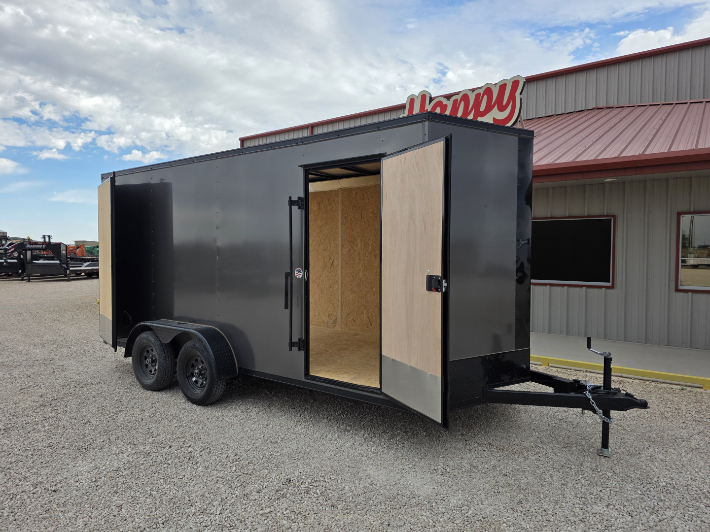 New 2026 Compass 7'x16' Enclosed Cargo Trailer - Indigo DLX