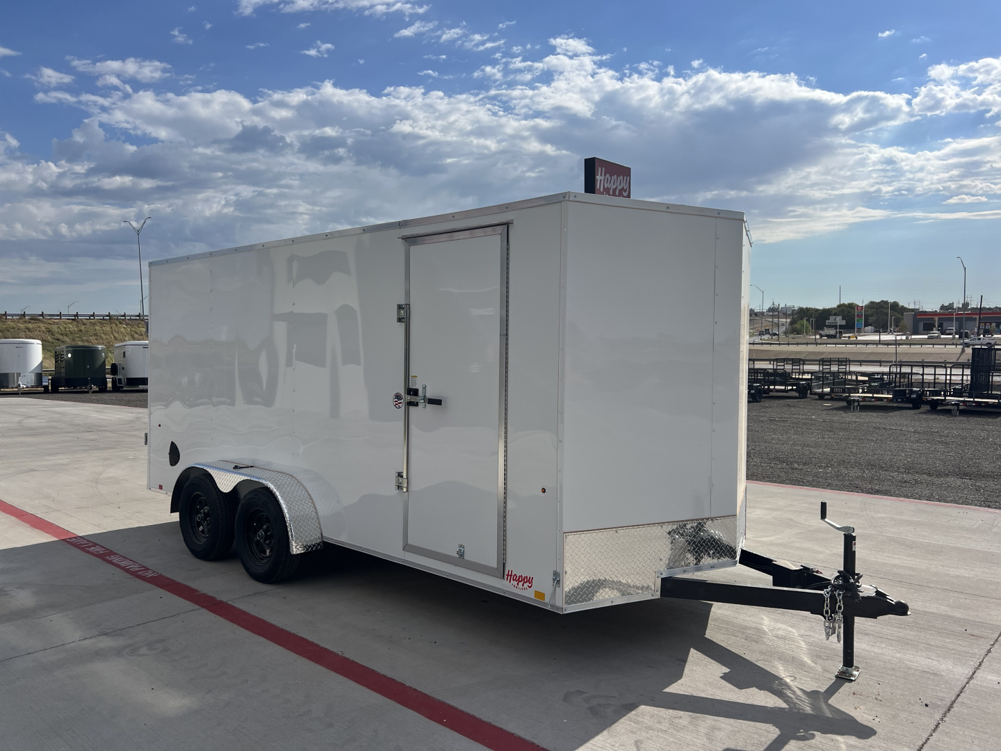 New 2026 Compass 7'x16' Enclosed Cargo Trailer - Indigo DLX