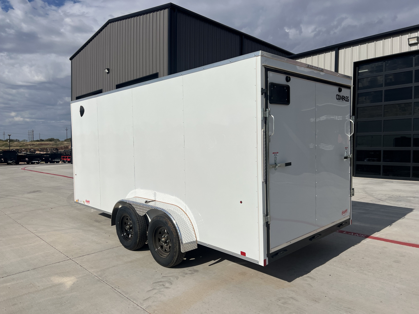 New 2026 Compass 7'x16' Enclosed Cargo Trailer - Indigo DLX