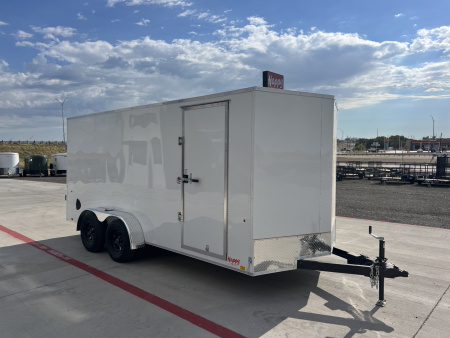 New 2026 Compass 7'x16' Enclosed Cargo Trailer - Indigo DLX