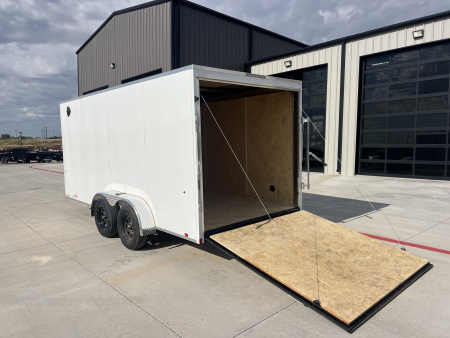 New 2026 Compass 7'x16' Enclosed Cargo Trailer - Indigo DLX