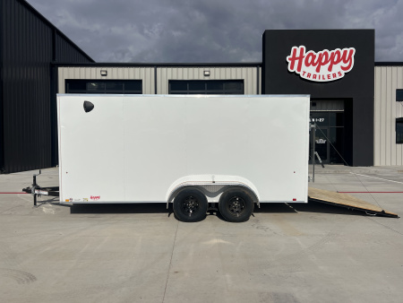 New 2026 Compass 7'x16' Enclosed Cargo Trailer - Indigo DLX