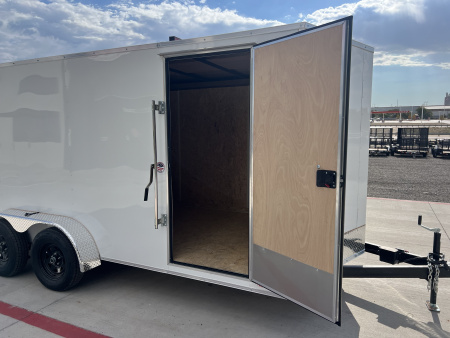 New 2026 Compass 7'x16' Enclosed Cargo Trailer - Indigo DLX