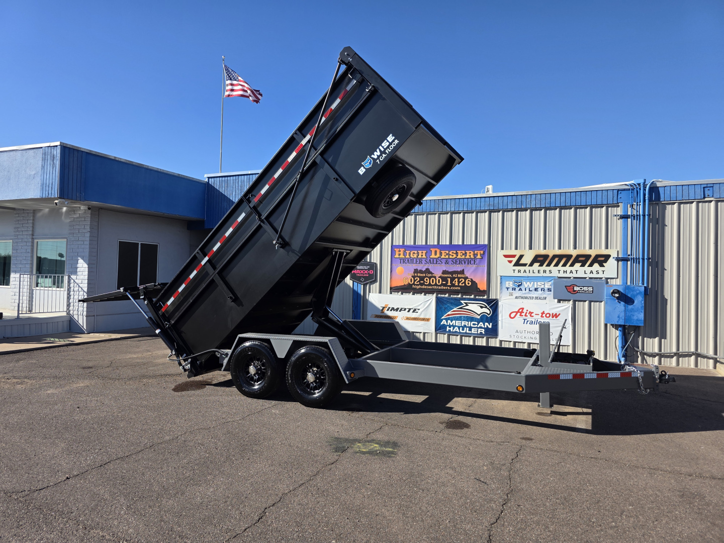 New 2025 BWISE Bwise UD15 7x16 - Ultimate dump -15.4k GVWR